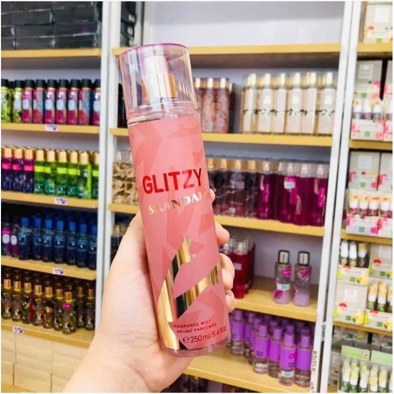 xịt thơm toàn thân glitzy