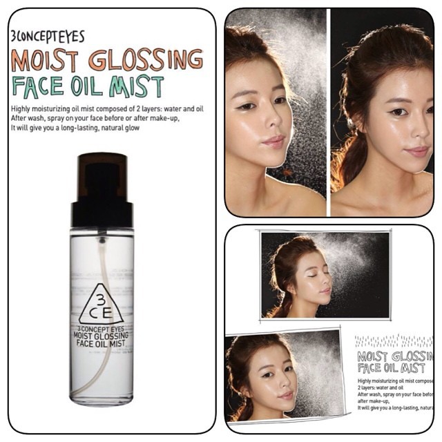 Xịt khoáng Moist Glossing Face Oil Mist | BigBuy360 - bigbuy360.vn