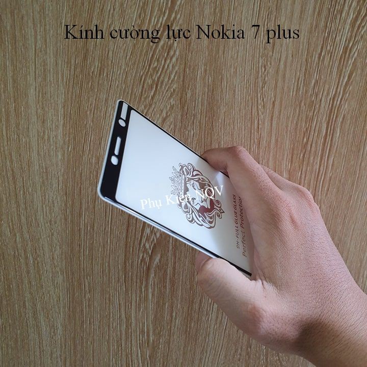 Nokia 7 plus|| Kính cường lực Full màn hình Nokia 7 plus