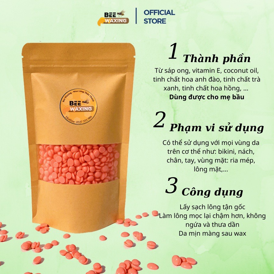 Sáp Wax Lông Nhũ- Hạt Wax Nóng Tẩy Lông Waxing- Bling Wax Beans [Tặng Kèm Que Quét Sáp]