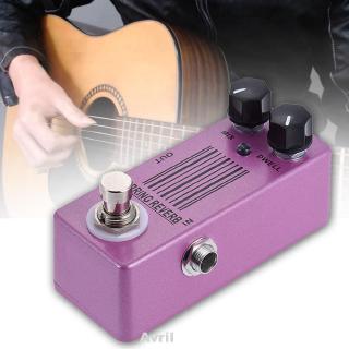 Electric Digital Single Board Musical Instruments Professional Spring Reverb True Bypass Guitar Effect Pedal