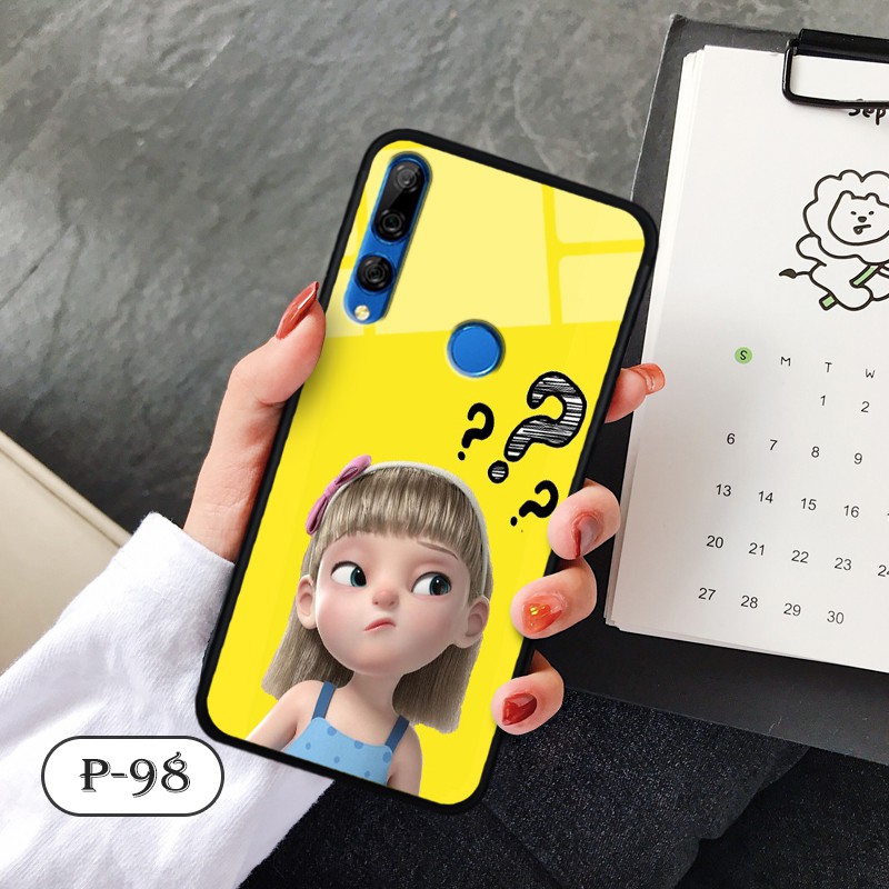 Ốp kính in hình cute Huawei Y9 PRIME 2019