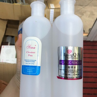 Nước phá móng + nước lau gel