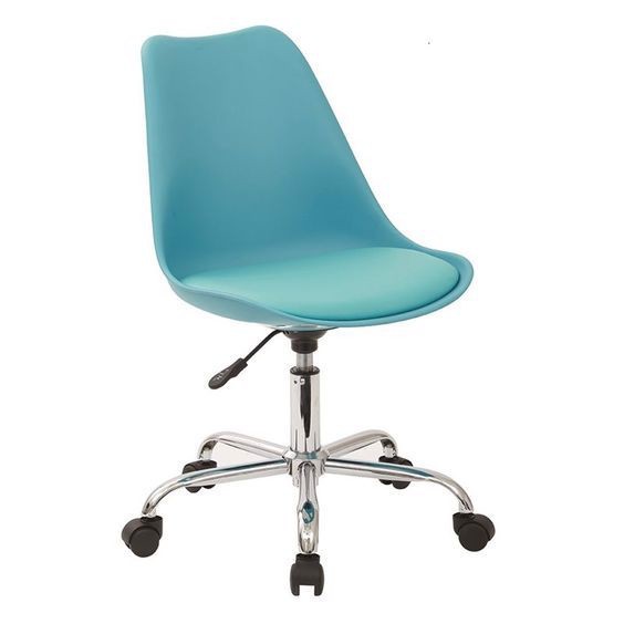 Ghế Nhựa Eames Chân Xoay Mặt Ngồi Đệm size lớn