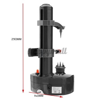 Electric Vegetables Fruit Peeler Automatic Peeling Machine Cutter + 3 Blades