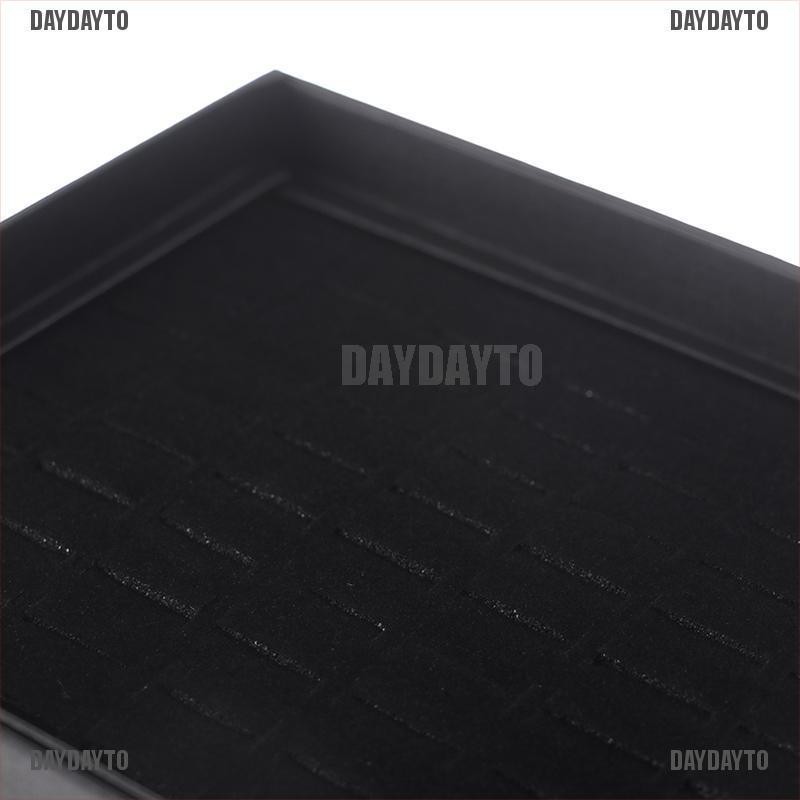 Hộp Đựng Nhẫn 100 Ngăn Màu Đen#