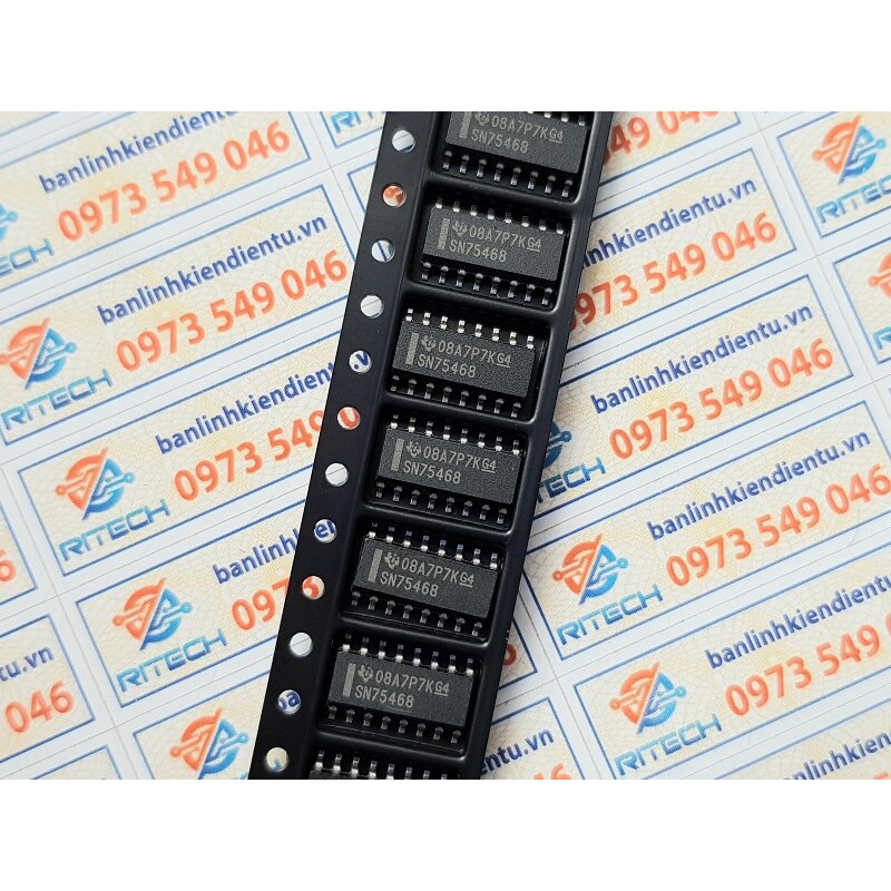 [Combo 2 chiếc] SN75468 SN75468D SN75468DR IC chuyên dụng SOP-16