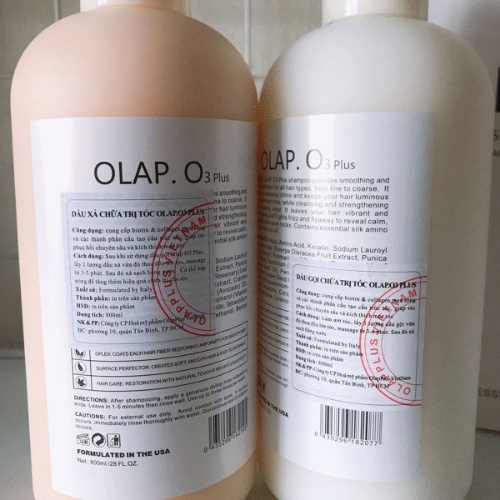 Cặp Dầu Gội, Xả Mềm Mượt Phục Hồi Tóc O3 Plus Hàng Chính Hãng USA. Rin chan Store
