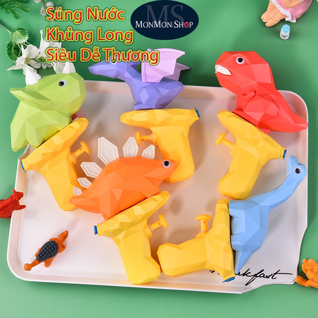 Súng Nước Khủng Long/Súng Bắn Nước xa 5m An toàn cho bé chất lượng đảm bảo