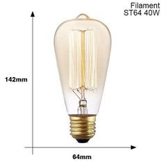 Bóng Đèn Led Edison ST64-4w (bóng led giả sợi đốt) Trang trí quán cà phê-nhà hàng - decor