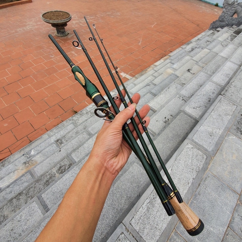 Cần lure 4 khúc Cemreo Macans, cần nhét cốp tiện lợi