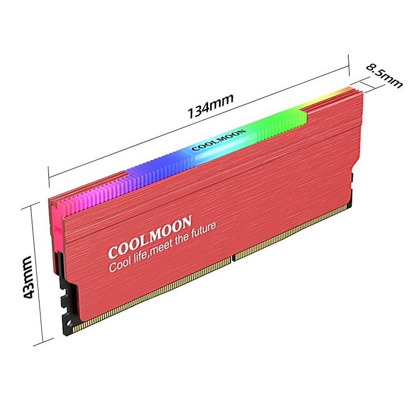 Tản Nhiệt  Led ARGB cho RAM máy tính - Coolmoon CR-D134S