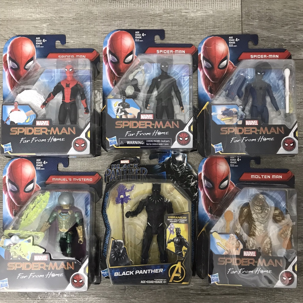 Mô hình đồ chơi có khớp Spider Man Far From Home (Marvel) (Chính hãng Hasbro) (DENTED BOX)