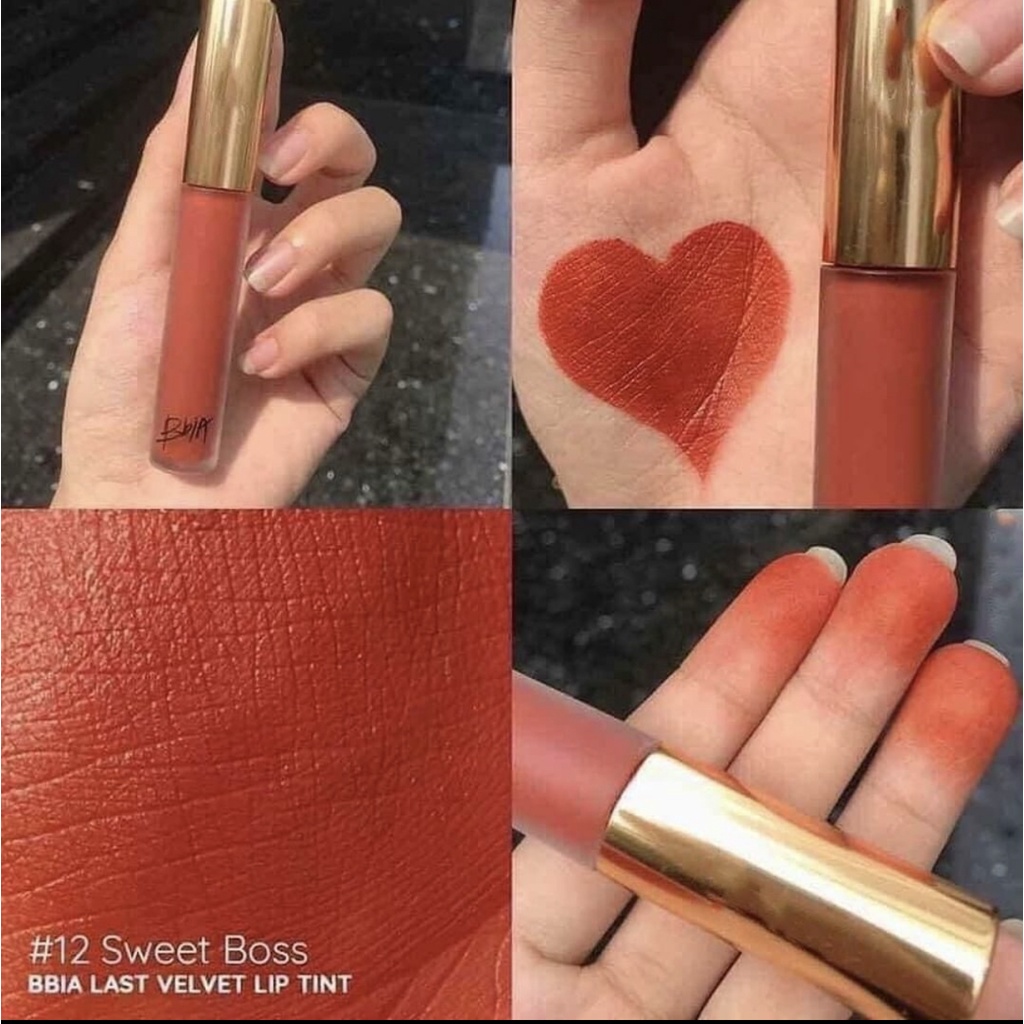 Son kem Bbia Last Velvet Lip Tint các Version