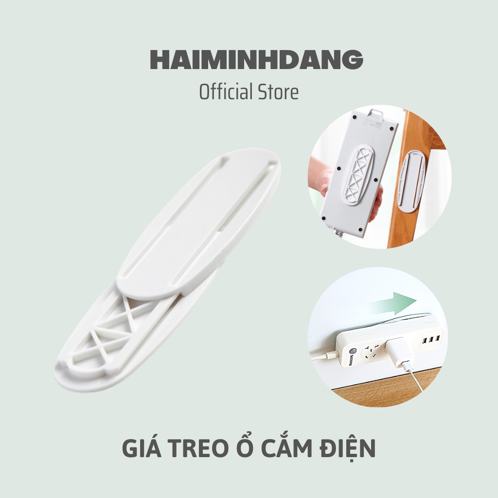 Miếng Dán Tường Treo Ổ Cắm Điện, Treo Wifi, điều khiển không khoan đục