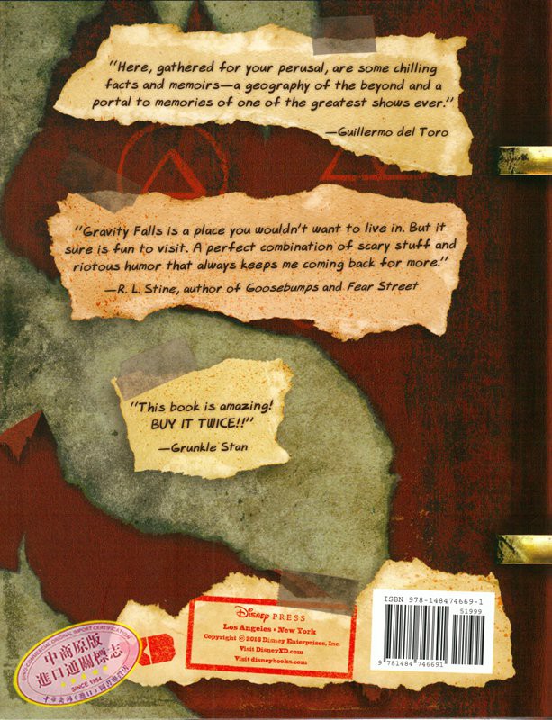 Weird town Dipu diary log providers English original Gravity Falls Journal 3 Alex Hirsch hardcover books Disney Disney b