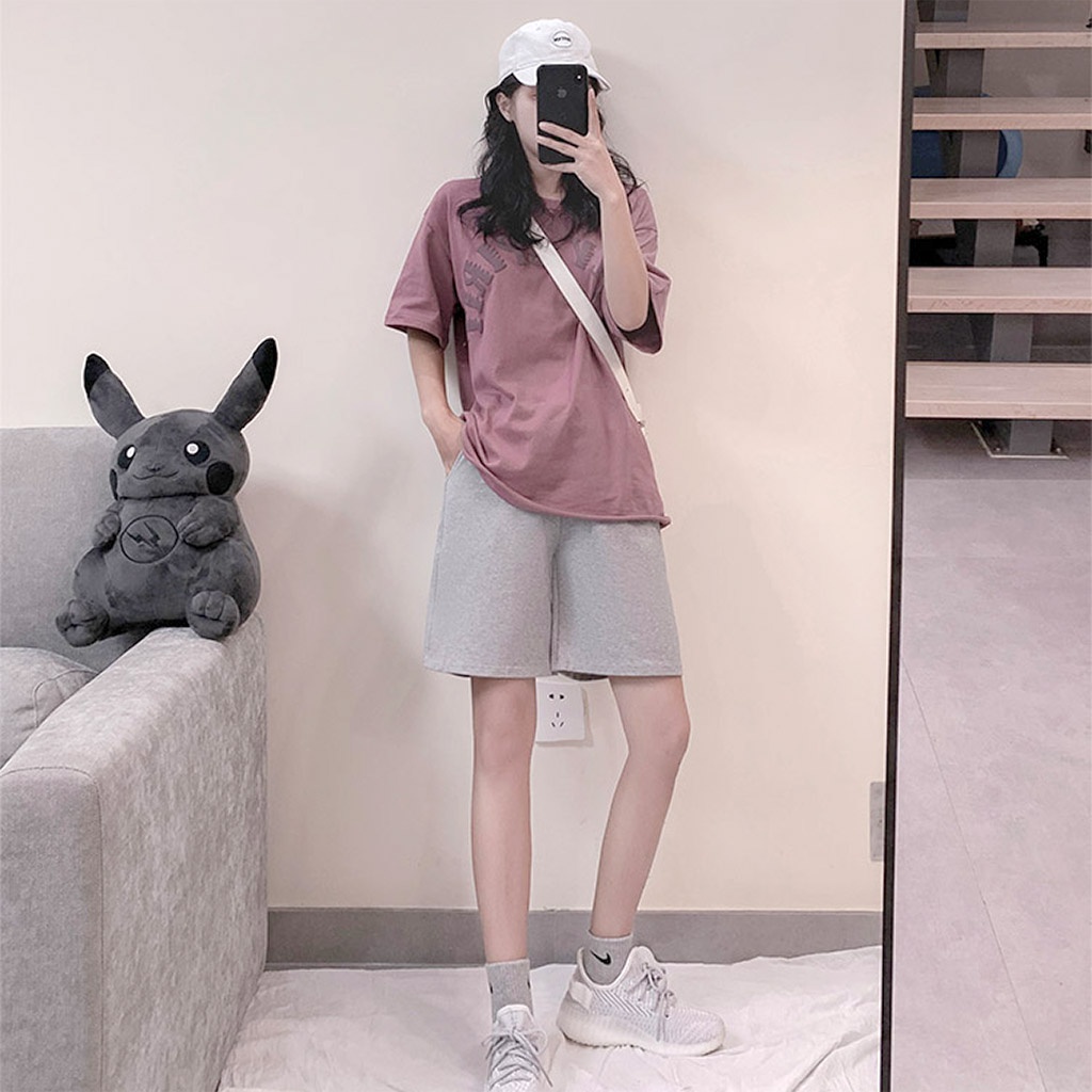 Quần SHORT THUN TRƠN BASIC Unisex Nam Nữ (Kèm ảnh thật + Video) - Quần sooc đùi nam nữ Leevin Store