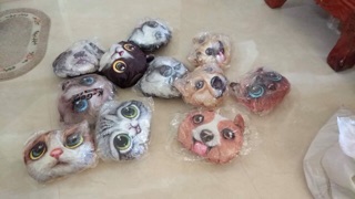 Túi sưởi mặt thú 3d (hàng có sẵn)