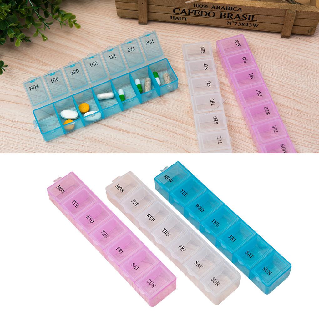 Hộp Đựng Thuốc 7 Ngăn Tiện Lợi Dễ Sử Dụng Ốp