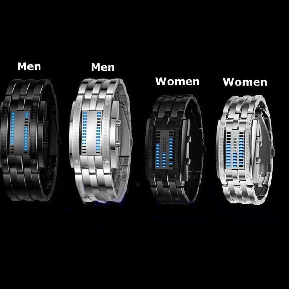 Đồng Hồ Nam Chống Thấm Nước Có Đèn LED Phát Quang Độc Đáo BNA.22Fe22L