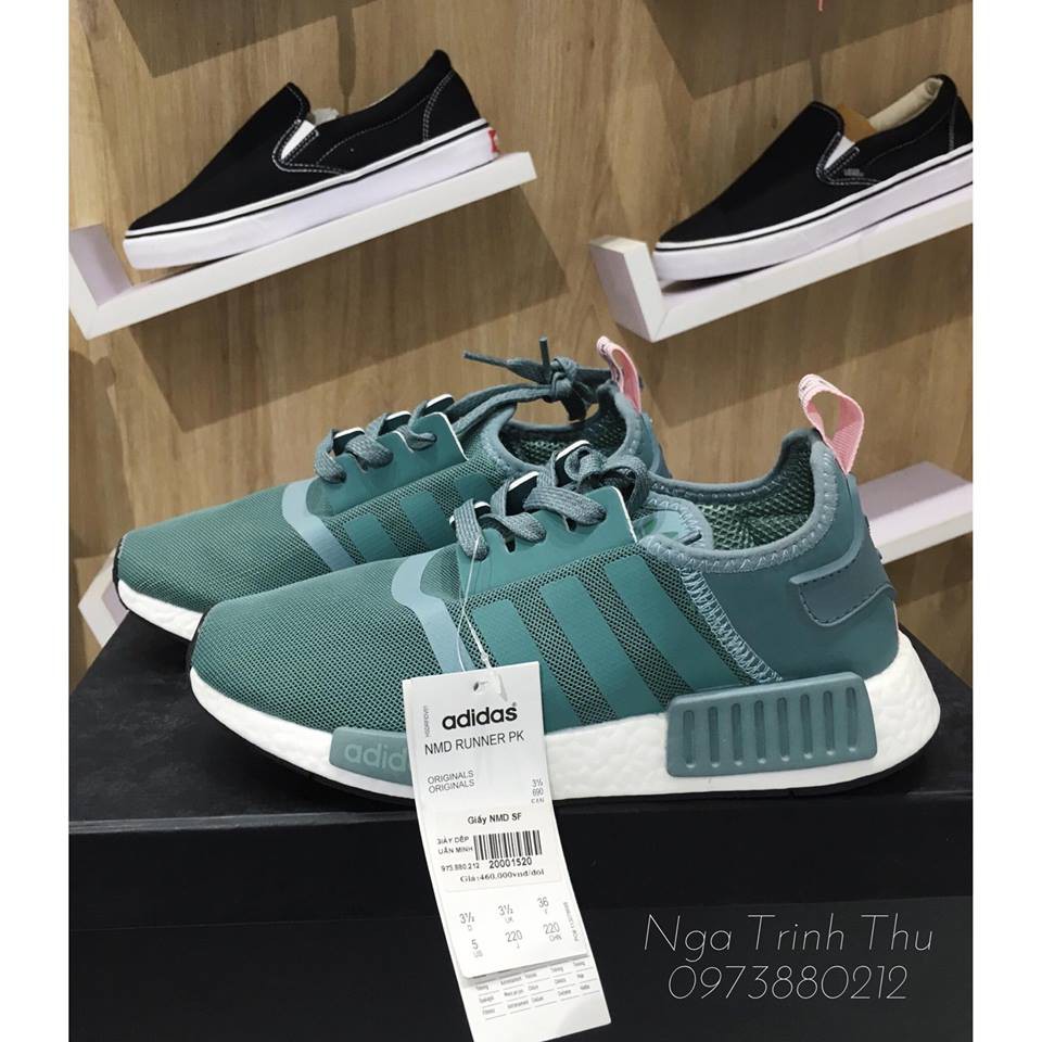 Giày thể thao | Giày thể thao nmd runner xanh. Còn 2 sz (39,41)