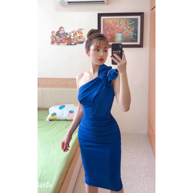(Free ship) ĐẦM UMI CHÉO VAI CỰC SEXY UP hhp