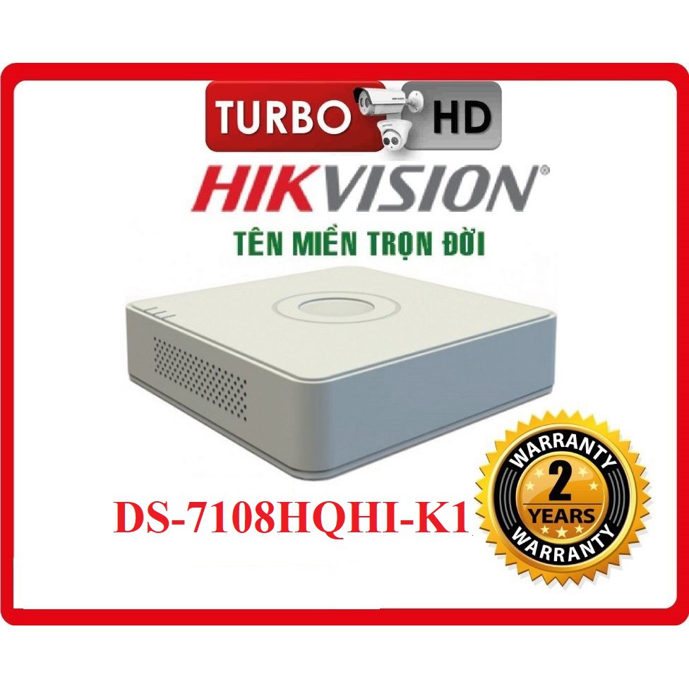 Đầu ghi camera 8 kênh Hikvison HDTVI DS-7108HQHI-K1 - Hàng chính hãng