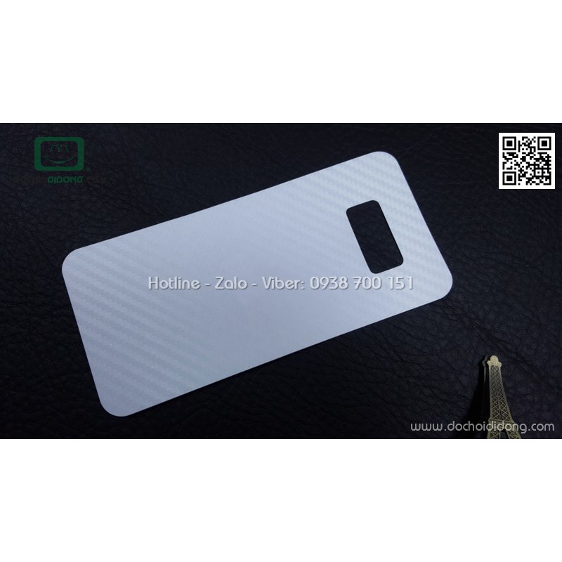 Miếng Dán Mặt Sau Samsung Galaxy S8 Plus Carbon