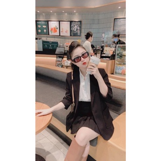 ÁO BLAZER ĐEN BOHEE A195