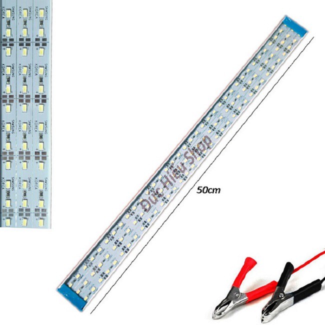 Đèn LED thanh kẹp bình ắc quy 12v 50cm