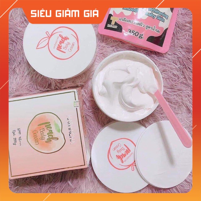 [XẢ KHO] Kem body đào Hathacha .