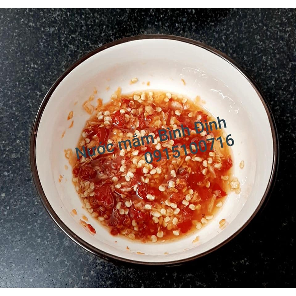 NƯỚC MẮM CÁ CƠM TRUYỀN THỐNG  BÌNH ĐỊNH