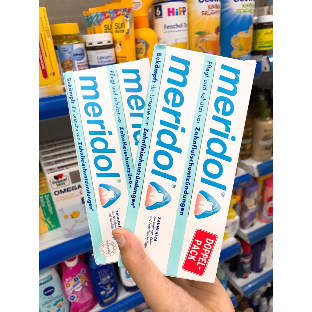 set 2 KEM ĐÁNH RĂNG MERIDOL SỐ 1 CỦA ĐỨC