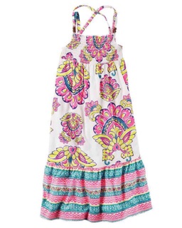 Đầm maxi bé gái