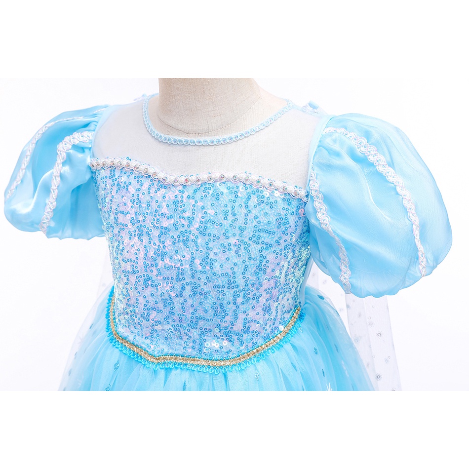 Bộ Đồ Hóa Trang Công Chúa elsa / Vương Miện Công Chúa elsa bbk76 Dành Cho Bé Gái