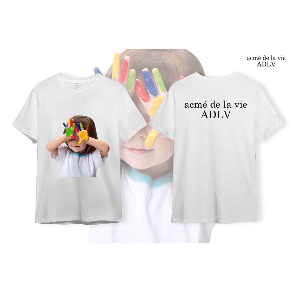 Áo ADLV Thun Cotton CAO CẤP  Mẫu 28 Bé Gái Tay Dính Sơn