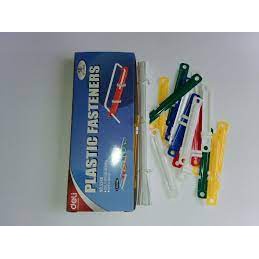 Nẹp tài liệu Acco nhựa 80mm DELI chính hãng hộp 50 nẹp 5 màu