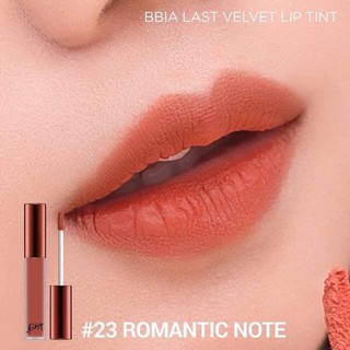 Son Kem Lì BBIA Velvet Lip Tint - 23 Cam Nâu Đất