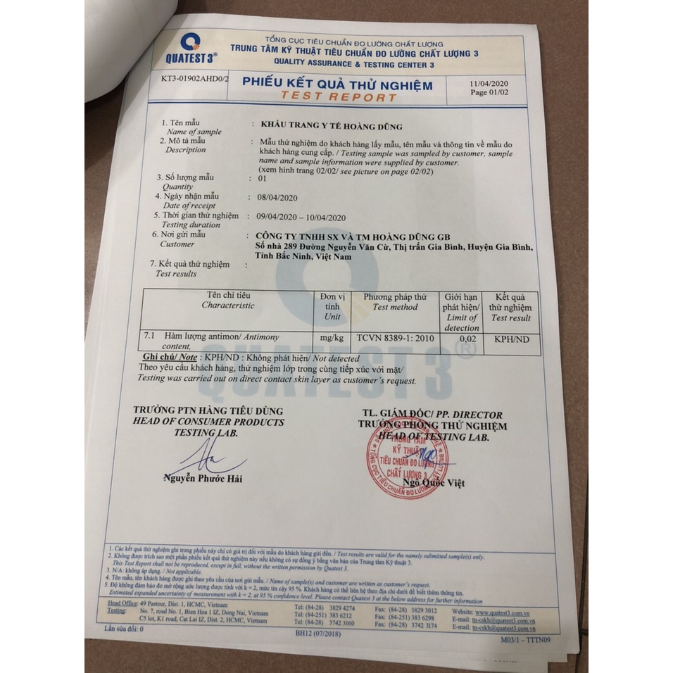 THÙNG 300 CHIẾC KHẨU TRANG 4D HOÀNG DŨNG MASK KF94 [ GIÁ RẺ]