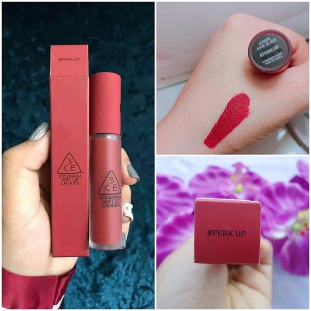 SON 3CE SOFT LIP LACQUER #PERK UP