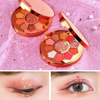 Ins 11Color/bộ phụ nữ mắt bóng trang điểm Shine Glitter matte vẻ đẹp mắt concealar trang điểm