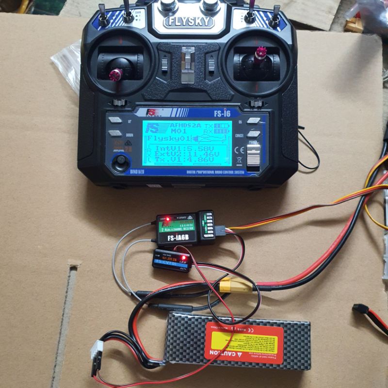 Modun Báo Pin về TX  FS-CVT01 phù hợp với RX FS-IA4B, IA6B, IA10B. máy bay rc