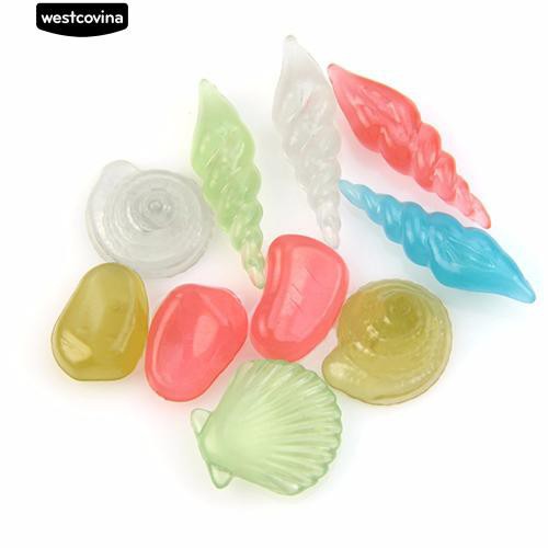 Đá Phát Sáng Hình Vỏ Sò , Sao Biển Trang Trí Bể Cá
