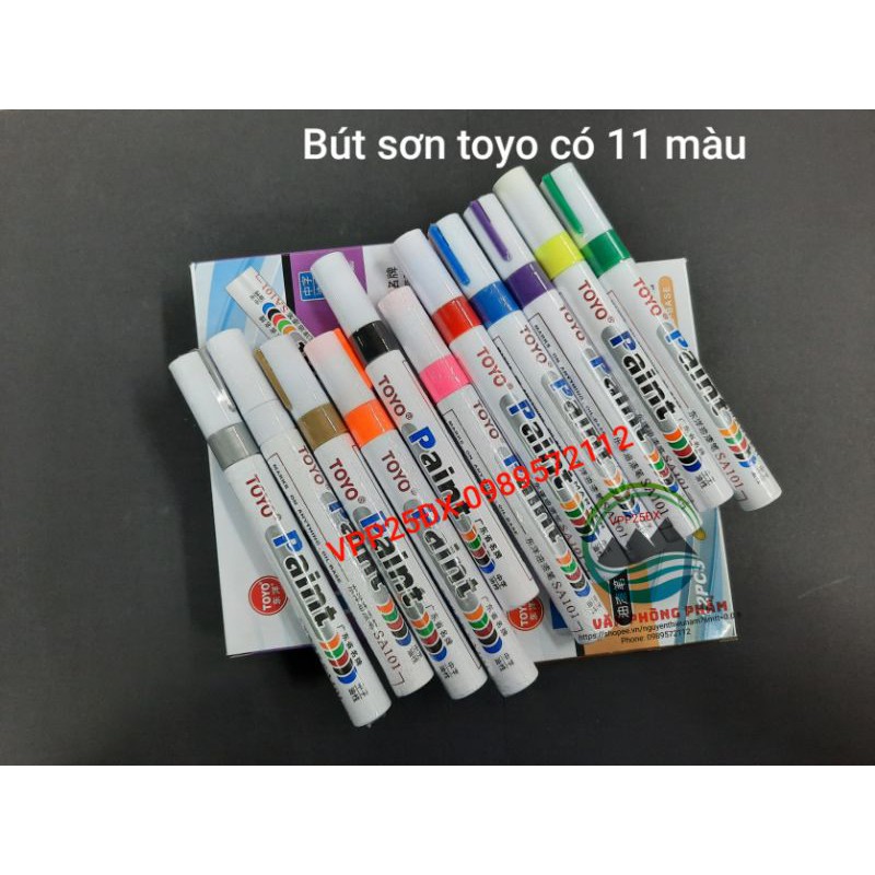 Bút sơn Toyo -Bút Repaint -bút vẽ lốp-bút vẽ giày paint marker SA101