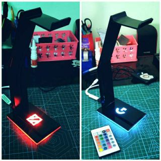 Giá treo tai nghe full led rgb v2