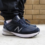 (AUTHENTIC 100%) Giày Sneaker Thể Thao Auth New Balance 990v5 Made In USA 'Navy' M990NV5 Chính Hãng 100%