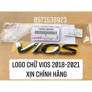 chữ nổi VIOS dán đuôi xe 75442-0D400 xịn chính hãng