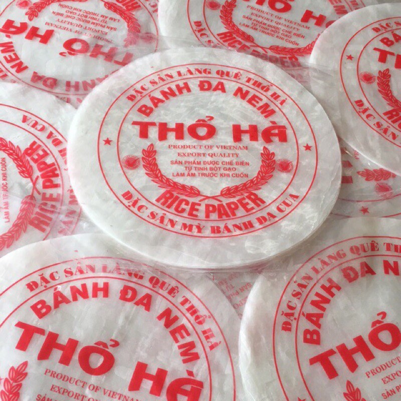 Bánh đa nem Thổ Hà để rán, ăn sống - đặc sản Bắc Giang