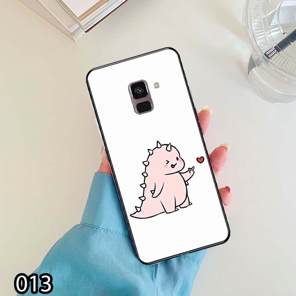 Ốp lưng Samsung A6 2018/A6 Plus/A8 2018/A8 Plus in hình  Dino Cute siêu đẹp, độc, lạ_KINGSTORE.HN_Ốp SS A6/A6P/A8/A8P