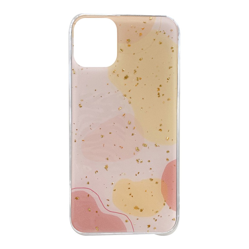 Gold Leaf Powder Yellow Spots Pattern for iPhone 12 Pro Max Anti-Fall Protection  Case